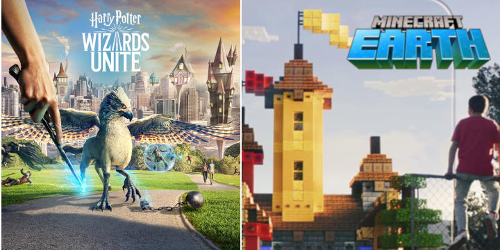 Harry Potter Wizards Unite et Minecraft Earth incontournables en 2019