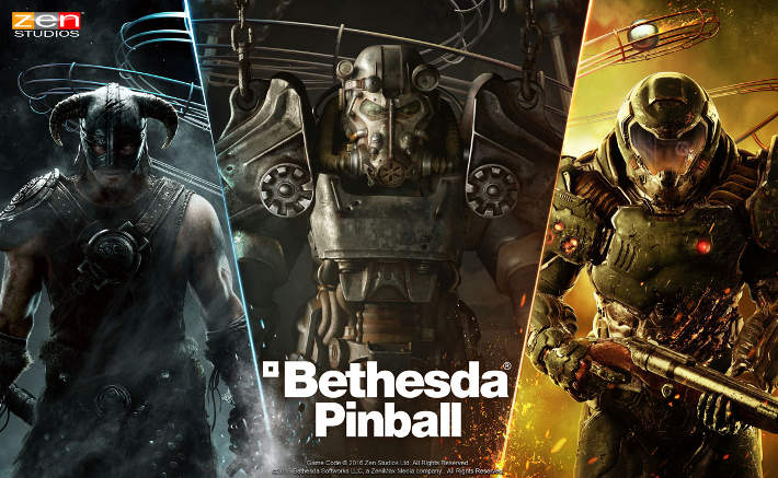 Bethesda Pinball :Skyrim, Fallout et Doom