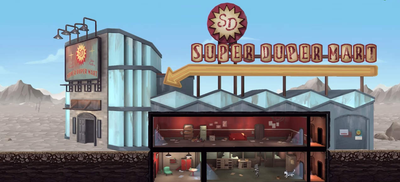 Super Duper Mart dans Fallout Shelter