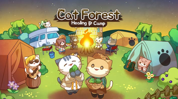 Forêt des Chats, jeu gratuit de gestion de camping pour matous