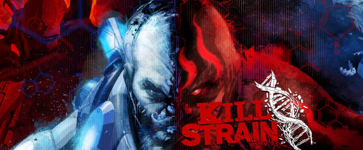 jeu Kill Strain sur PS4 - écran de lancement