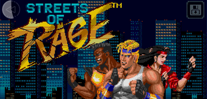 Streets of Rage sur mobile