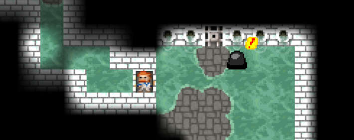 Le boss Goo dans Pixel Dungeon