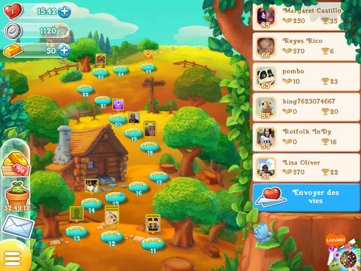 carte des niveaux : Farm Heroes Super Saga