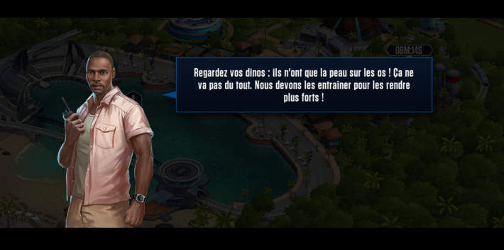 Omar Sy dans Jurassic World: Le jeu