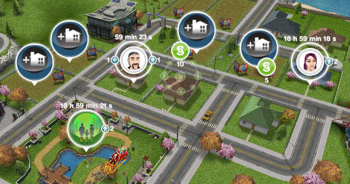 Simville sur Les sims Freeplay