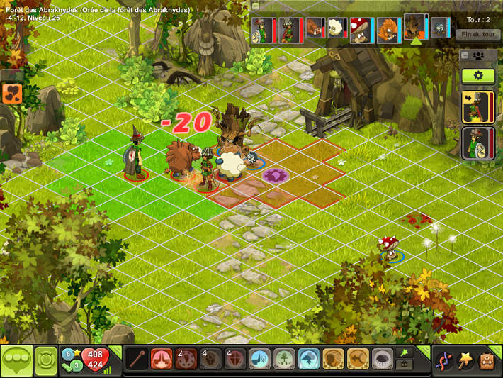 Combat au tour par tour dans Dofus Touch