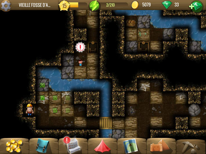 résoudre chaque puzzle en creusant : Diggy's Adventure