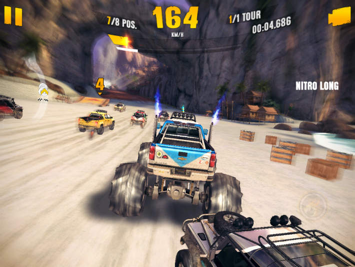 Utilisation de la nitro dans Asphalt Xtreme