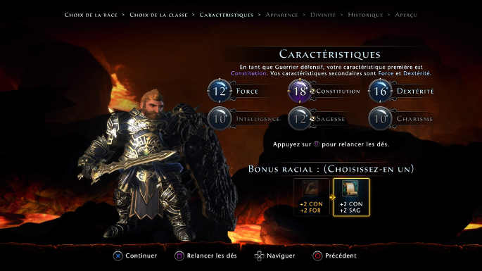 Neverwinter : Création du héros : Classe, race, origine, stats.... 