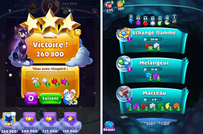 Le laboratoire de Bejeweled Stars