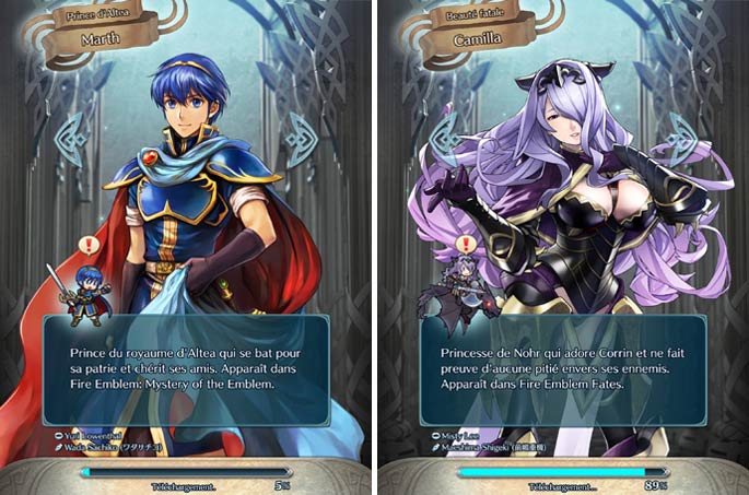 Héros de la série Fire Emblem