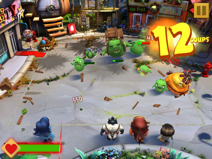 Combat tutoriel Angry Birds Evolution