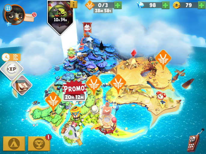 Map dans Angry birds evolution