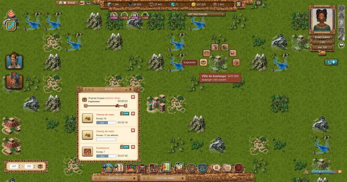 Espionner et envoyer ses troupes sur la Map