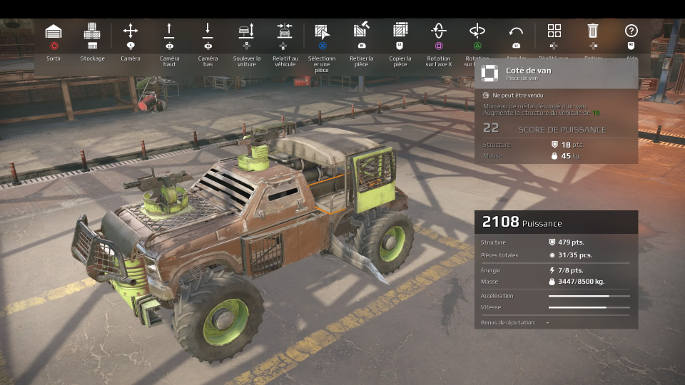 Mode Construction dans Crossout