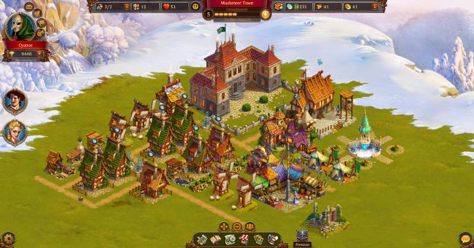 Mon village dans Age of Musketeers