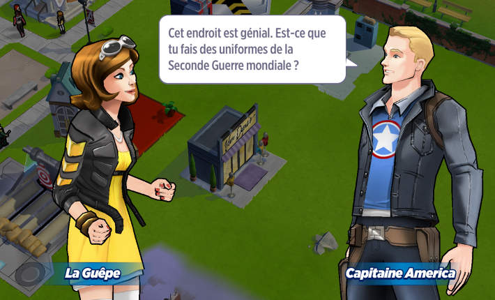 Dialogues : Marvel avenger academy