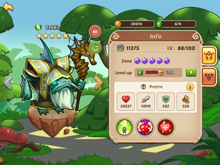 Idle Heroes, un champion 5 étoiles