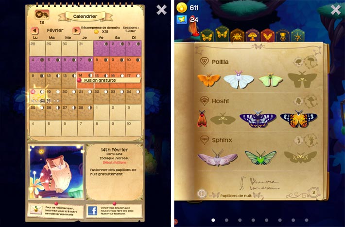 Flutter: Starlight, le calendrier lunaire