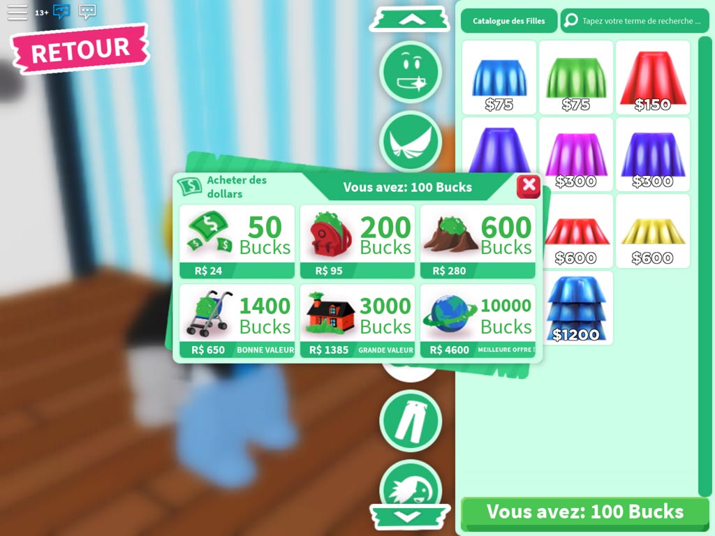 comment avoir des tenue sur roblox sans robux