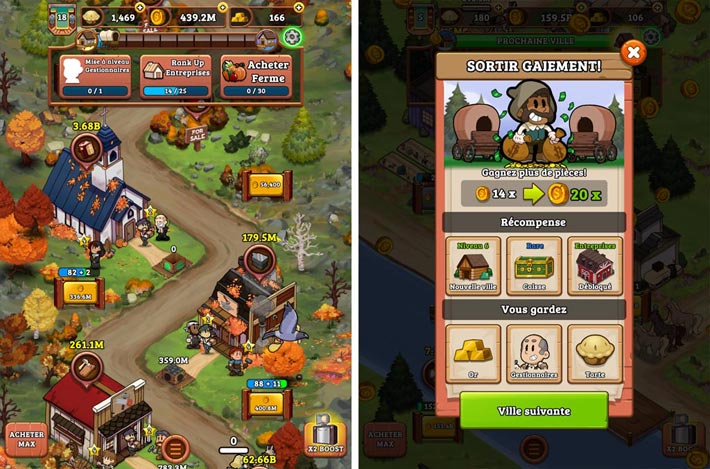 Idle Frontier: Tap Town Tycoon à faire avant de quitter la ville