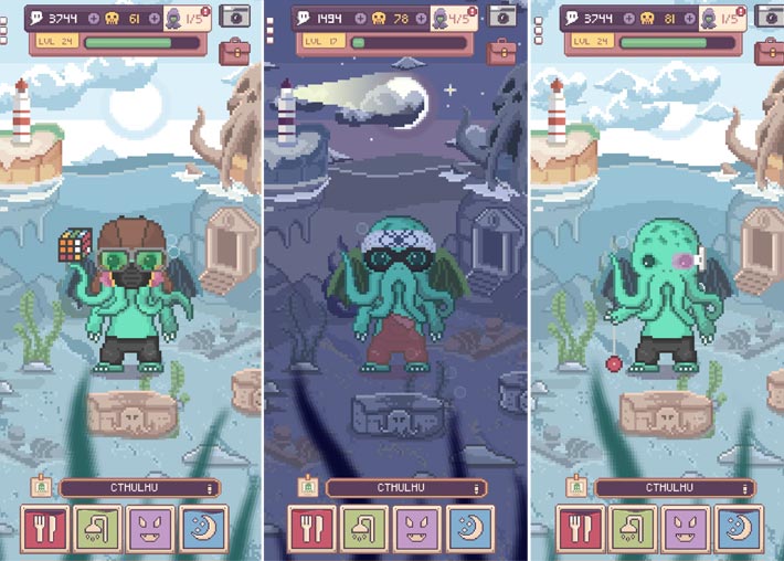 Cthulhu Virtual Pet 2, de quoi habiller et occuper le grand Ancien