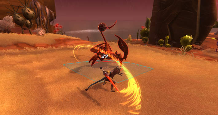 En combat dans Wildstar