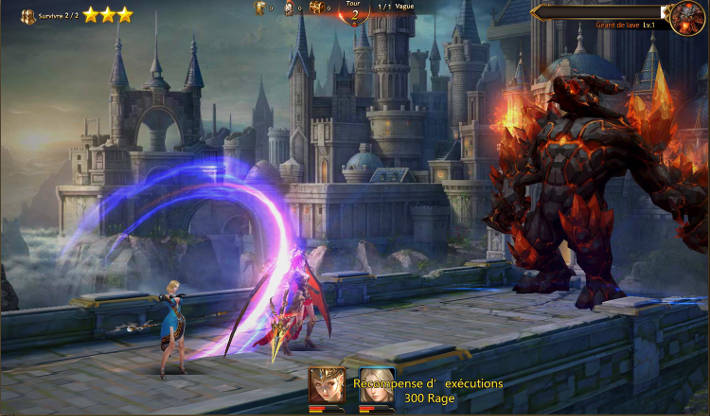 Combat contre un boss : League of Angels 2