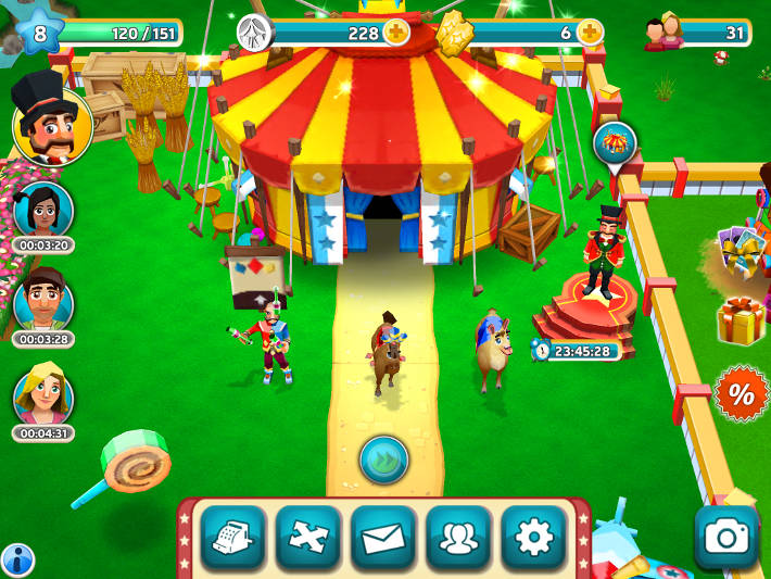 Représentation sur My Free Circus