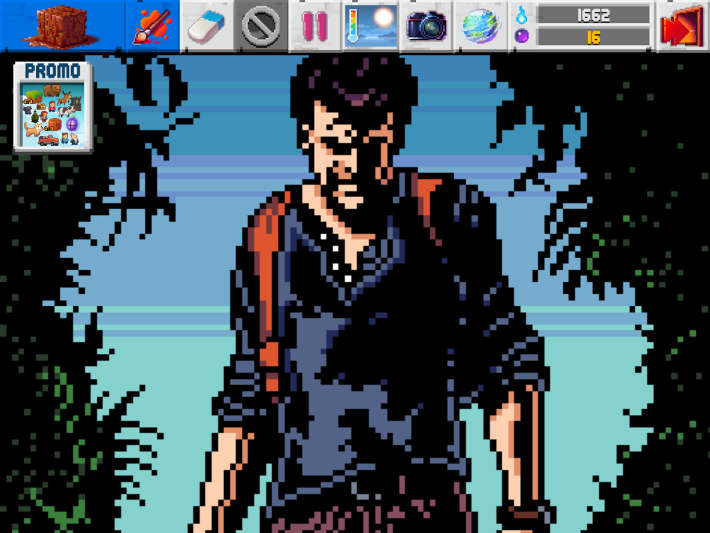 Uncharted 4 en Pixel Art : The Sanbox Evolution